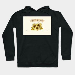 Happy Thanksgiving Card - 10 Hoodie